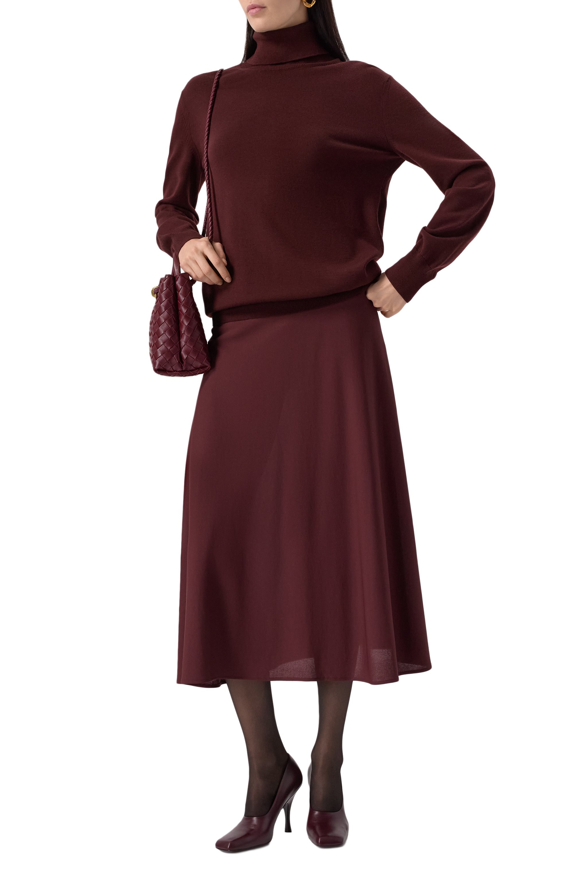 Юбка из вискозы JIL SANDER, арт. J04MA0103/J65016, фото 2