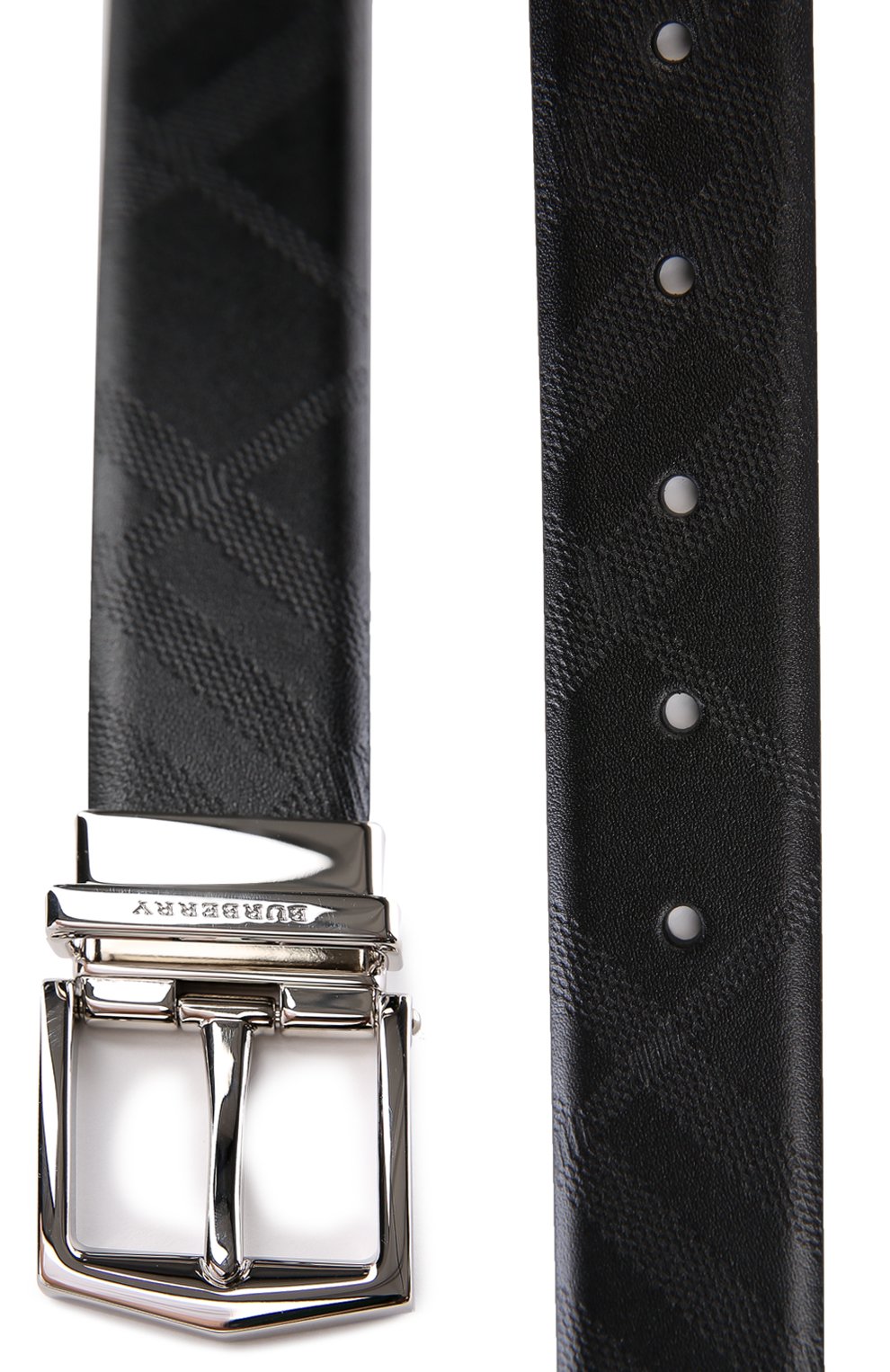 Кожаный ремень с металлической пряжкой BURBERRY, арт. 3977629, фото 2