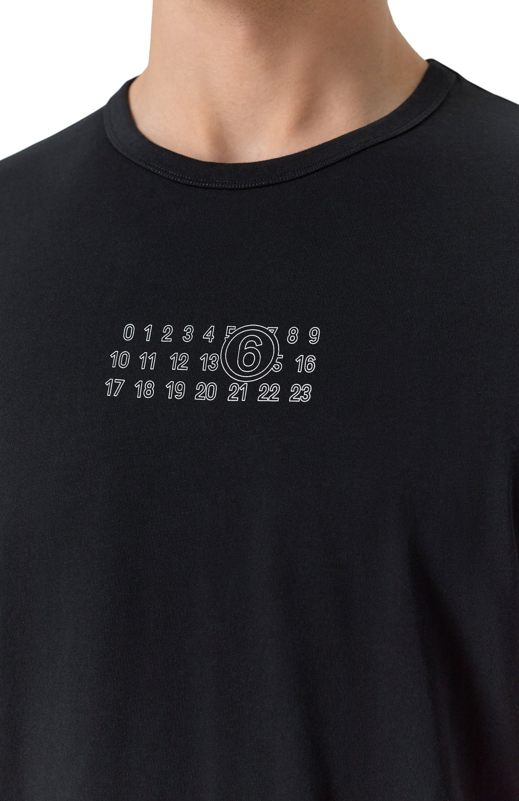 Хлопковая футболка MM6, арт. SH0GC0057/S24312, фото 5