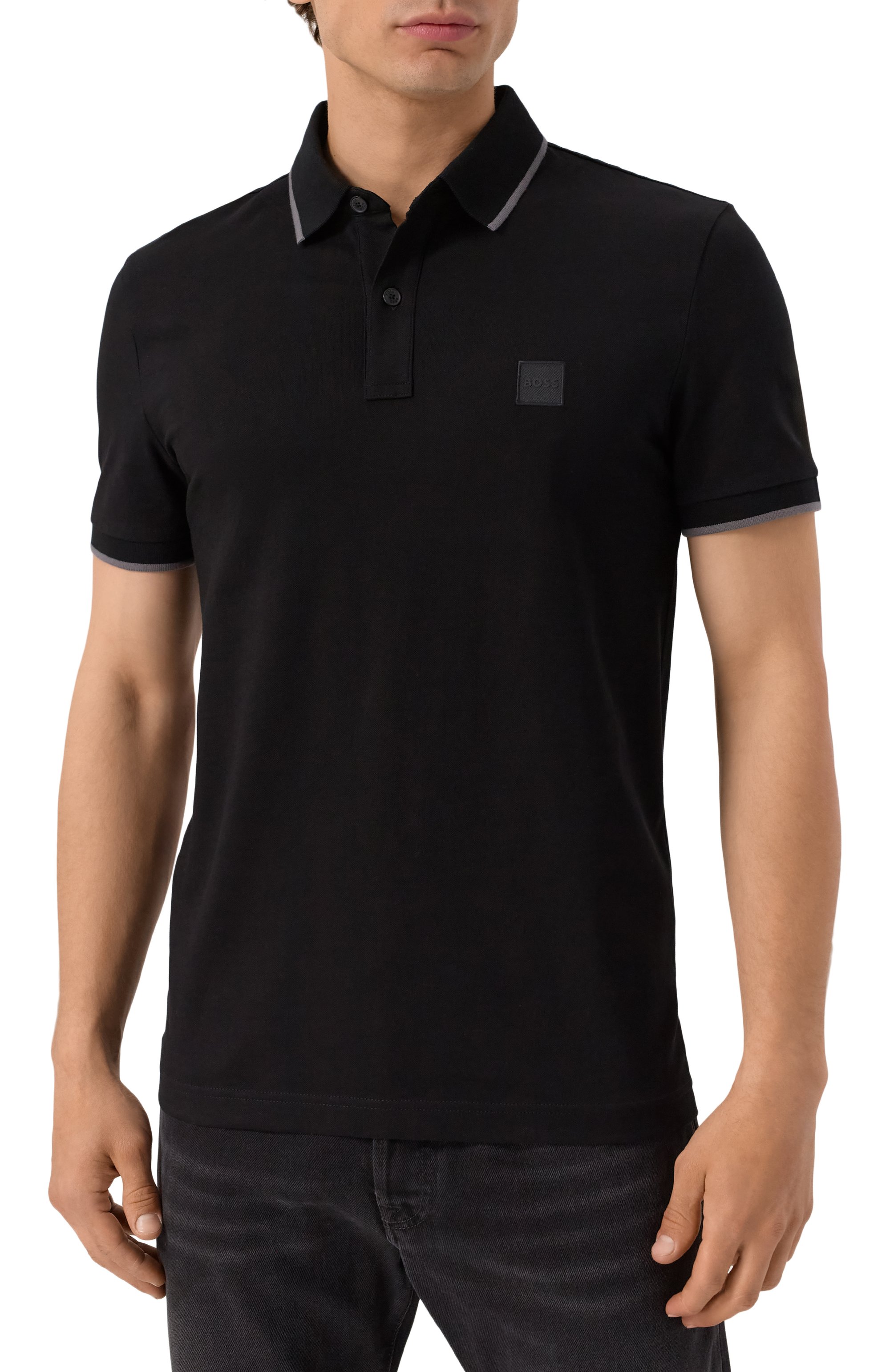 Хлопковое поло BOSS ORANGE, арт. 50507699, фото 3