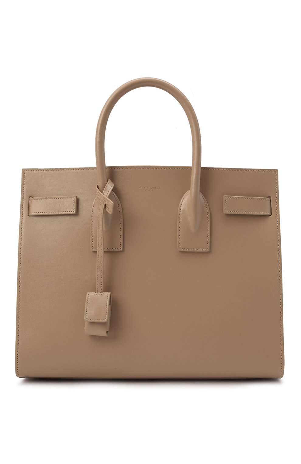 Сумка sac de jour small SAINT LAURENT светло-бежевого цвета по цене 454500 руб., арт. 378299/02G9W, фото 1 Сумка sac de jour small SAINT LAURENT, арт. 378299/02G9W, фото 1