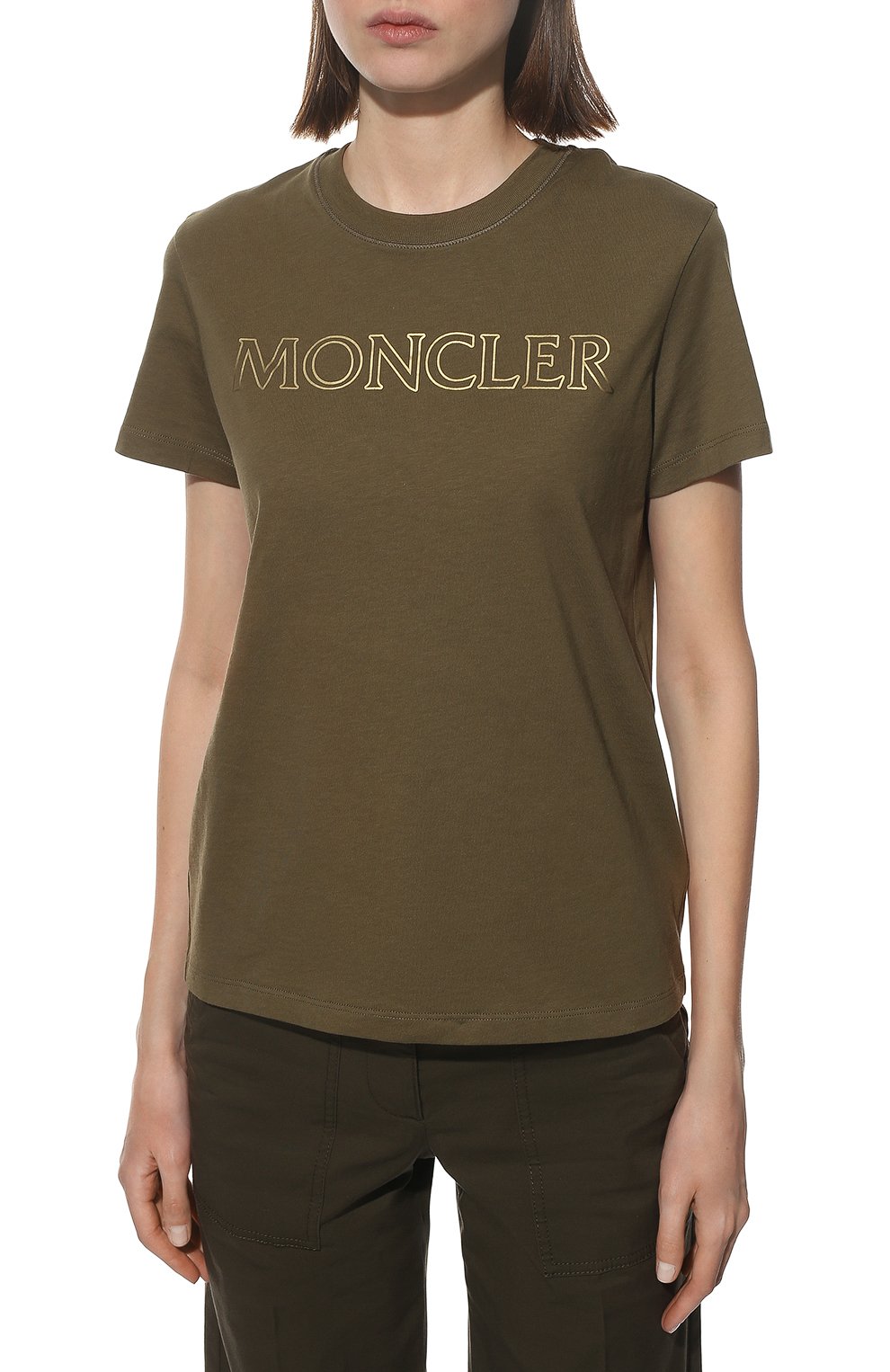 Хлопковая футболка MONCLER, арт. H1-093-8C000-13-829FB, фото 3