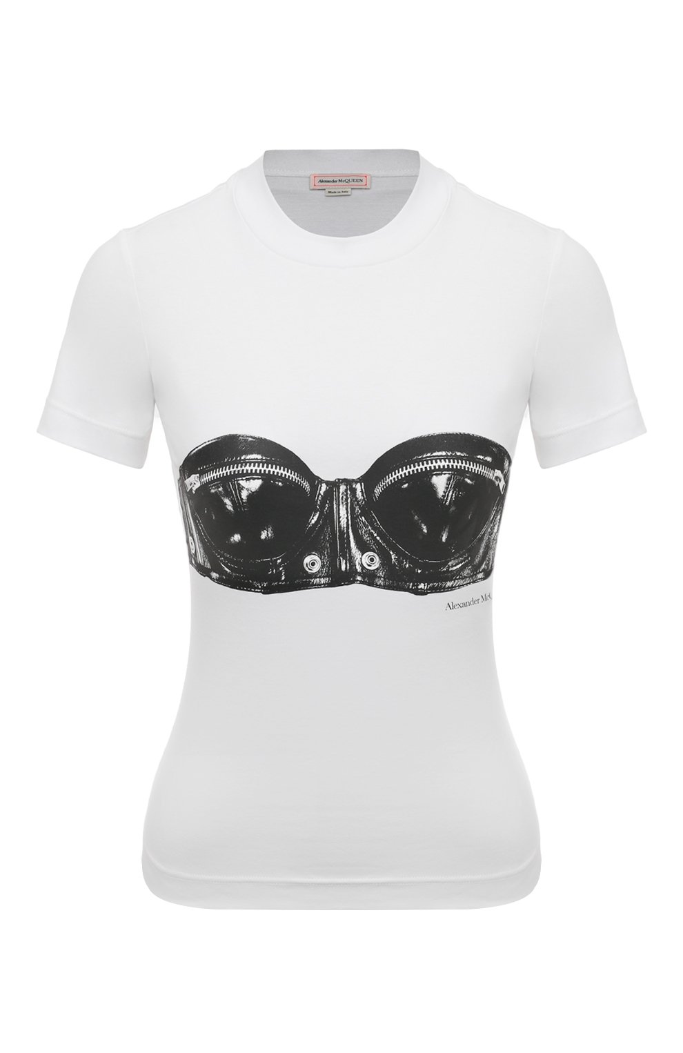 Хлопковая футболка ALEXANDER MCQUEEN, арт. 752355, фото 1