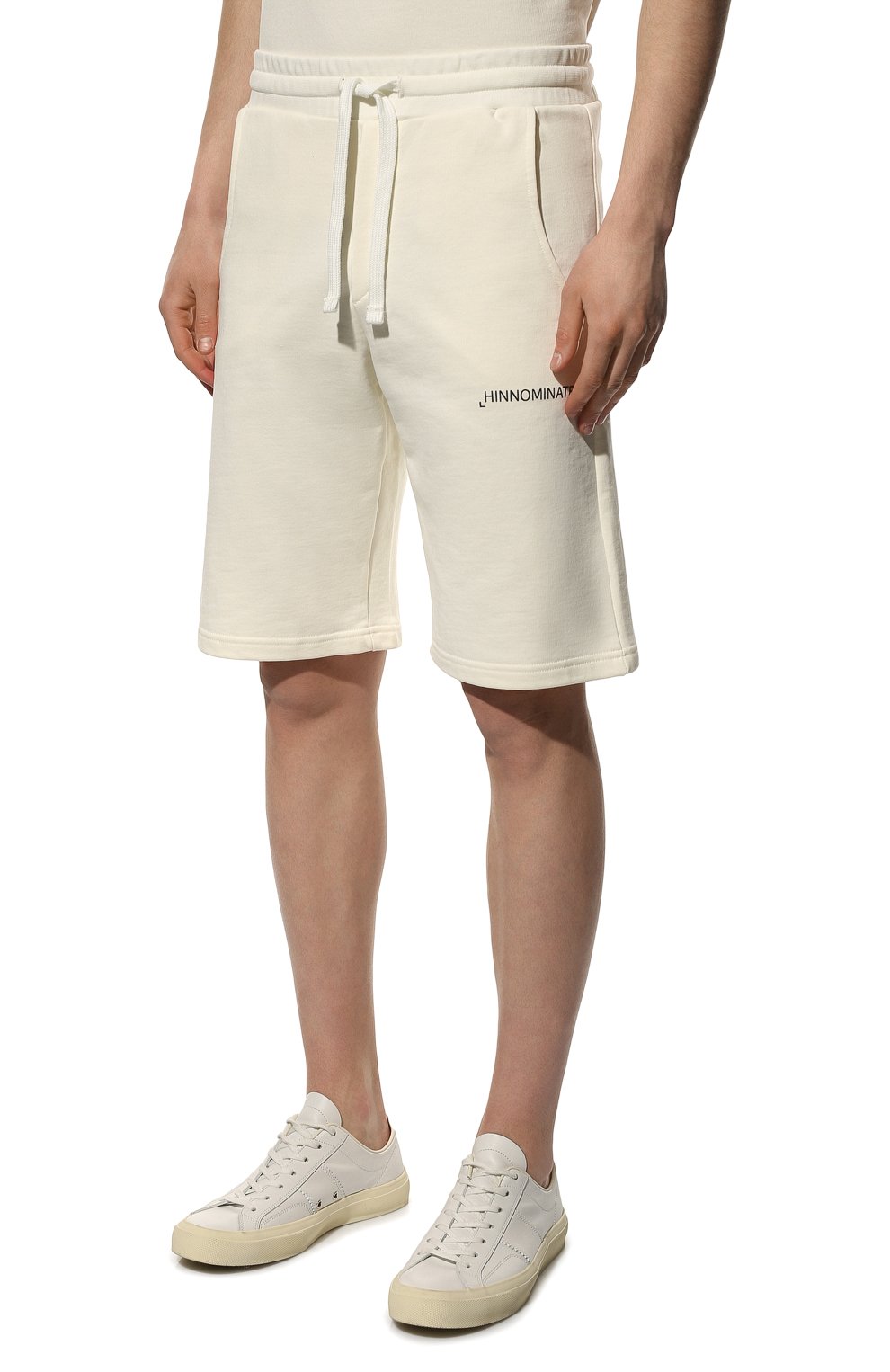 Хлопковые шорты HINNOMINATE кремового цвета по цене 10900 руб., арт. HUS2/HNM38SBE, фото 3 Хлопковые шорты HINNOMINATE, арт. HUS2/HNM38SBE, фото 3
