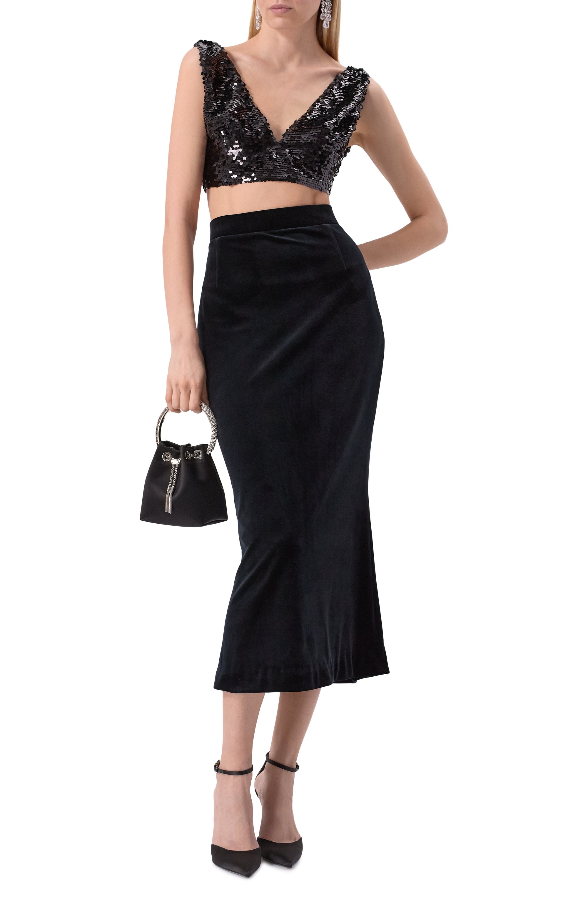 Бархатная юбка YANINA, арт. T-1879В, фото 2