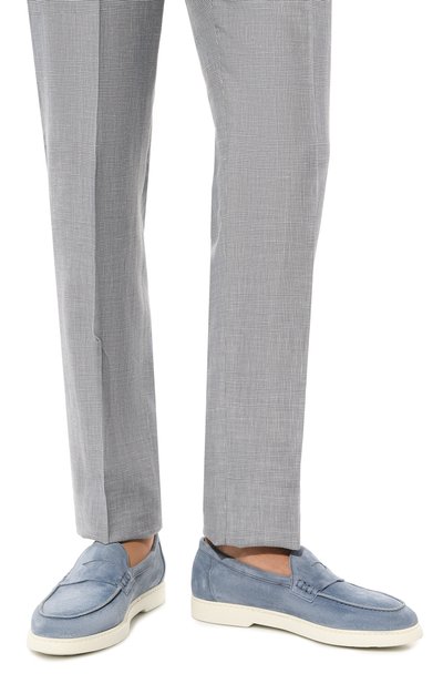 Замшевые лоферы DOUCAL'S, арт. DU3275EDWIUY106PB09, фото 3