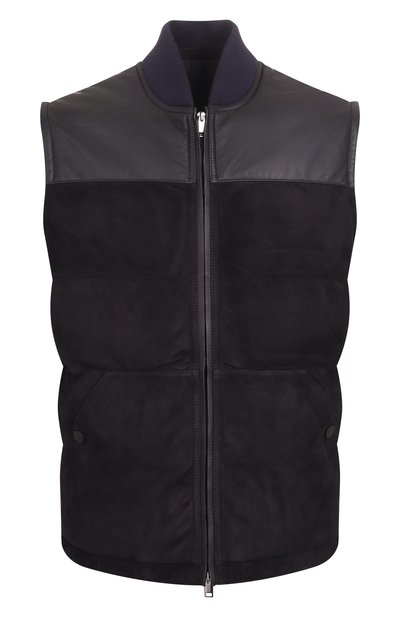 Мужской замшевый жилет BRIONI, арт. PUF60L/0D701