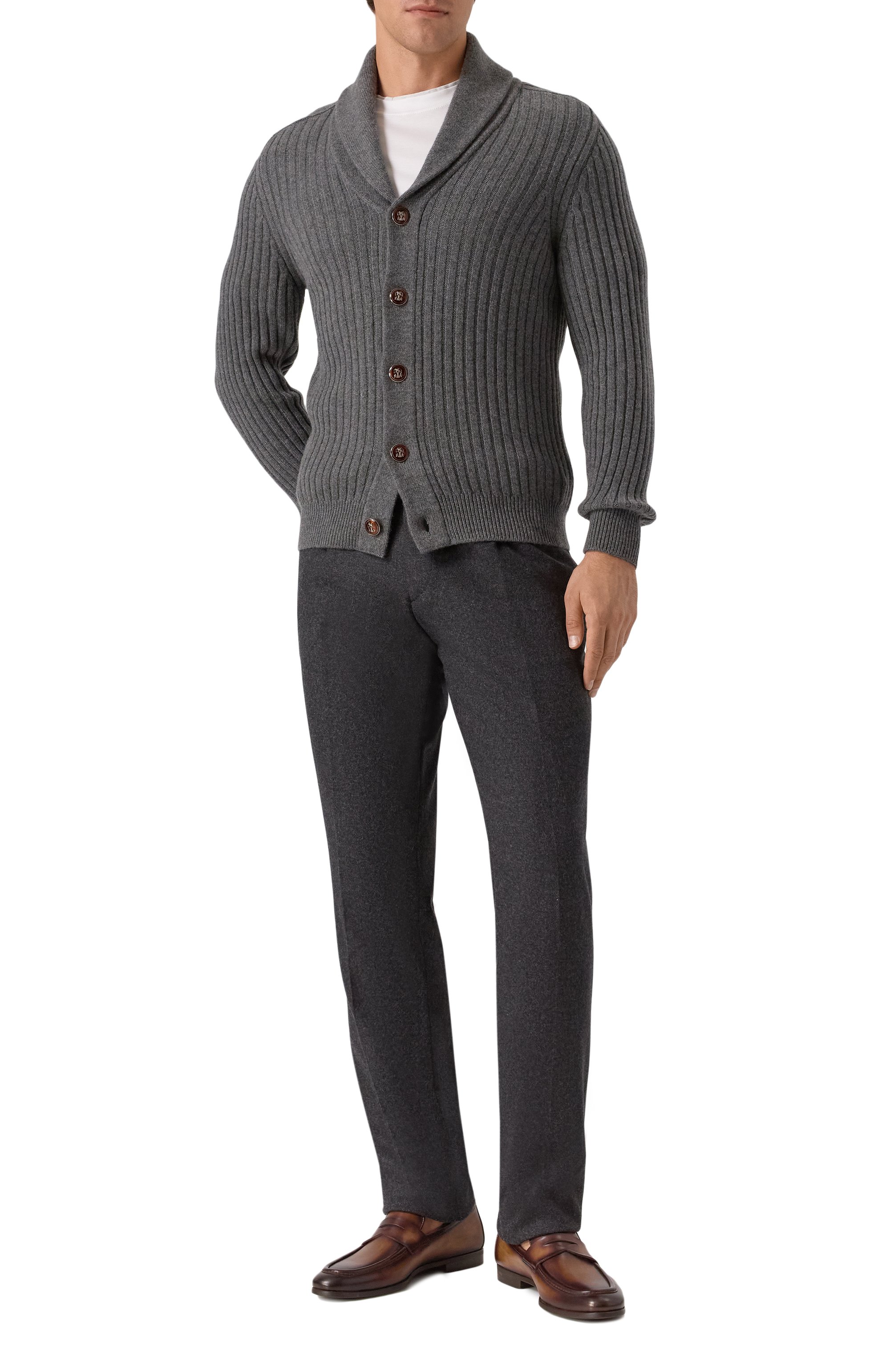 Кашемировый кардиган BRUNELLO CUCINELLI, арт. M22505506, фото 2