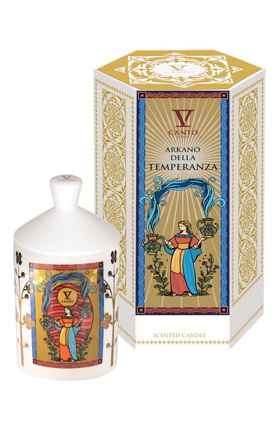 Свеча arkano della temperanza (330g) V CANTO бесцветного цвета по цене 22000 руб., арт. 8016741065095, фото 2 Свеча arkano della temperanza (330g) V CANTO, арт. 8016741065095, фото 2