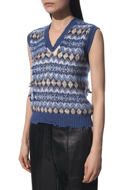 Жилет из шерсти и хлопка MAISON MARGIELA, арт. S31GP0093/S17905, фото 3