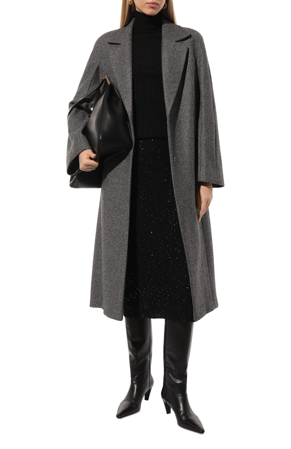 Юбка с отделкой пайетками LORENA ANTONIAZZI, арт. I24129SM02H/2989, фото 2