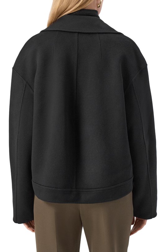 Кашемировое полупальто MVST M25.1PW.0007/BLACK Чёрный  M25.1PW.0007/BLACK Фото 4