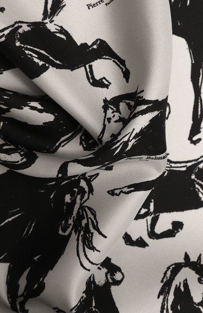 Шелковый платок BALMAIN, арт. CF1XF085/SD48, фото 3