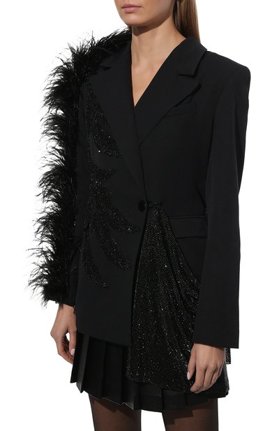 Жакет с отделкой перьями LOULOU, арт. 1103, фото 3