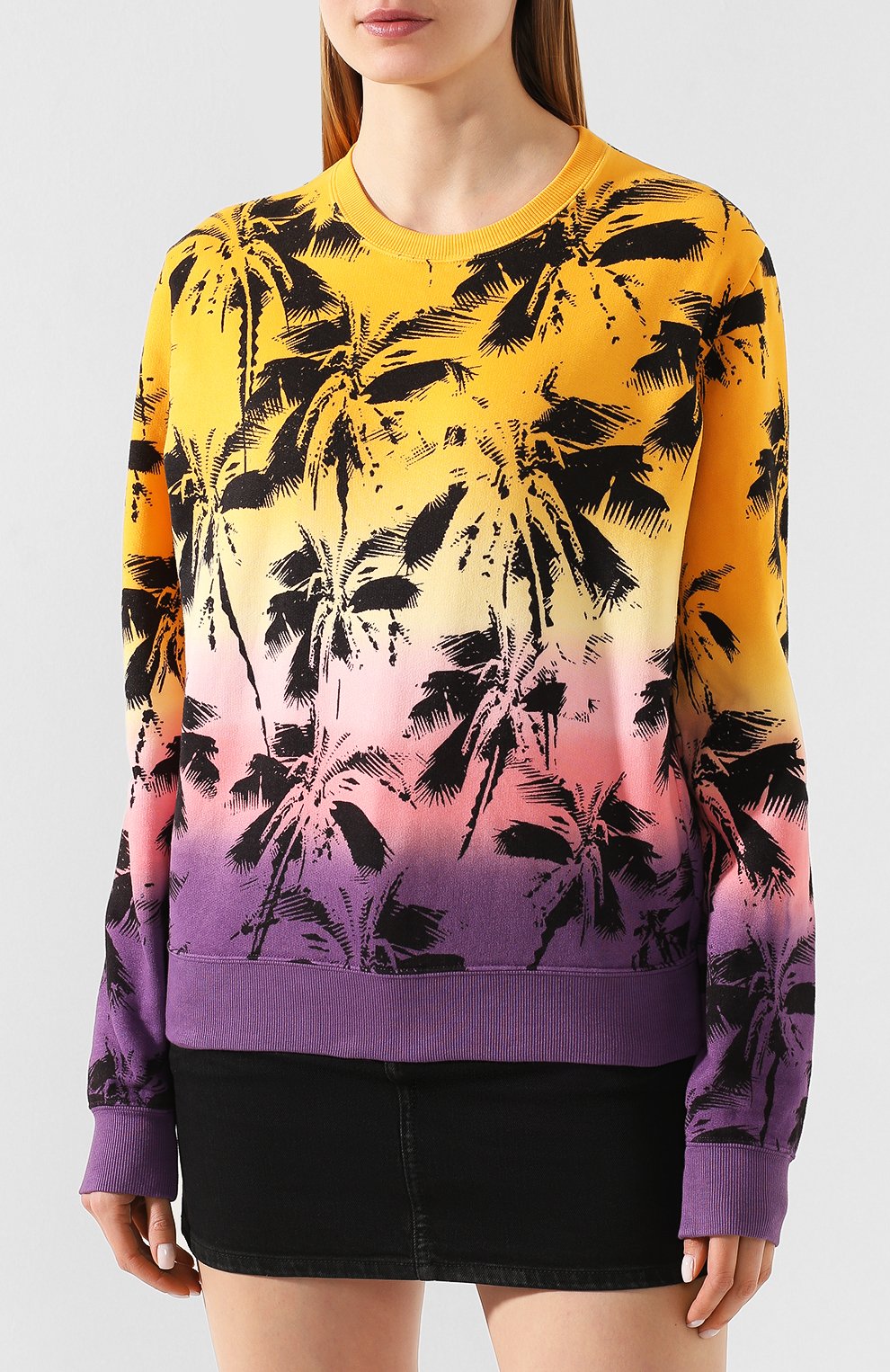 Хлопковый свитшот SAINT LAURENT, арт. 601516/YBNX2, фото 3