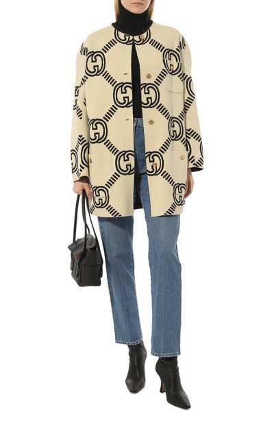 Джинсы GUCCI синего цвета по цене 97920 руб., арт. 666841 XDBP5, фото 2 Джинсы GUCCI, арт. 666841 XDBP5, фото 2