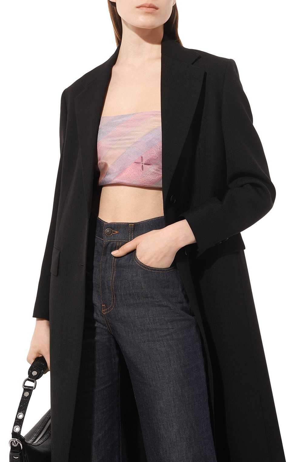 Шелковый платок хождение за три моря GOURJI розового цвета по цене 18980 руб., арт. T24TSEA7R, фото 3 Шелковый платок хождение за три моря GOURJI, арт. T24TSEA7R, фото 3