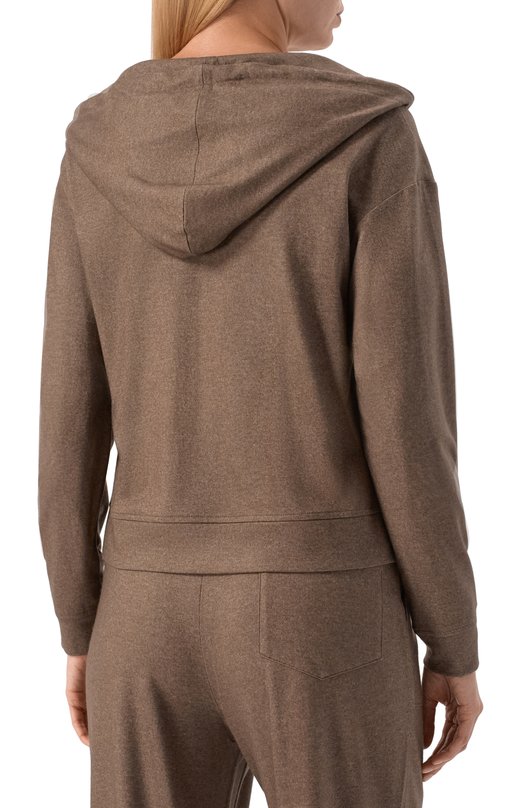 Толстовка из кашемира и шелка MVST M25.2MW.H404/45623 Коричневый  M25.2MW.H404/45623 Фото 4