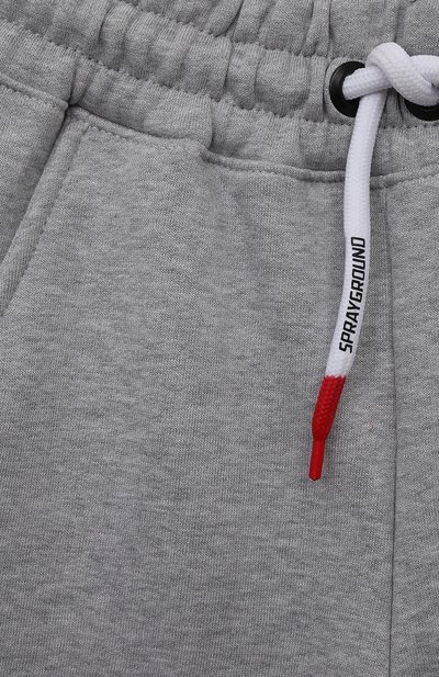 Хлопковые джоггеры SPRAYGROUND, арт. SPY935GREY, фото 3