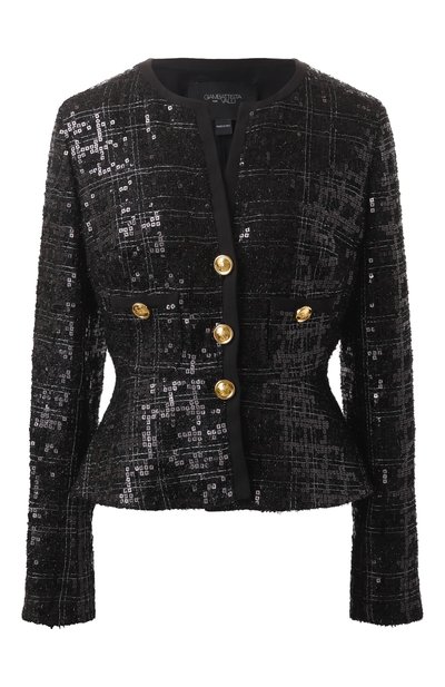 Женский жакет с отделкой пайетками GIAMBATTISTA VALLI, арт. 25SSPVCA6106-23LAB