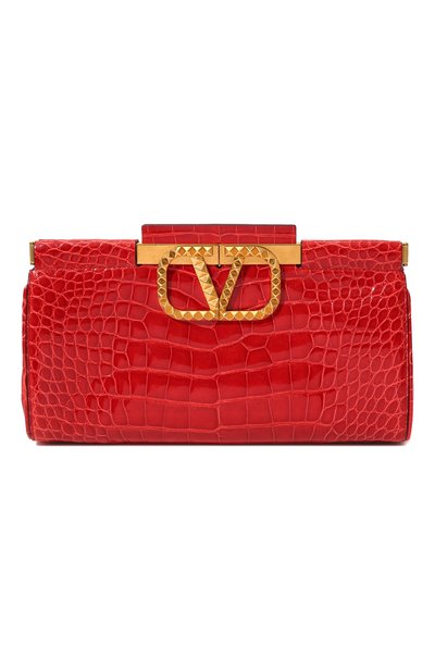 Клатч alcove из кожи аллигатора VALENTINO, арт. XW2B0K01/SUT/AMIS, фото 1