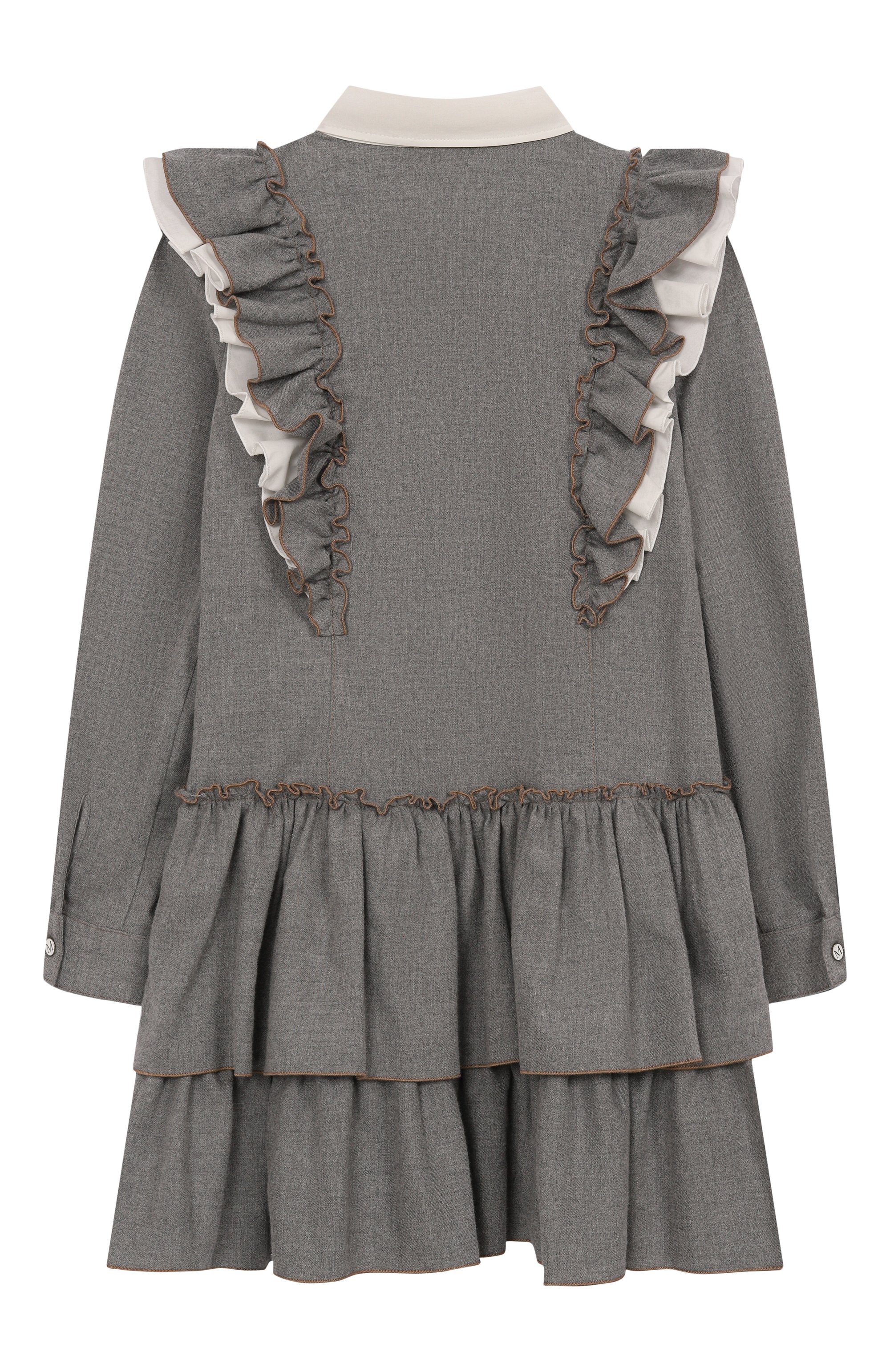 Хлопковое платье MONNALISA, арт. 11F920, фото 2