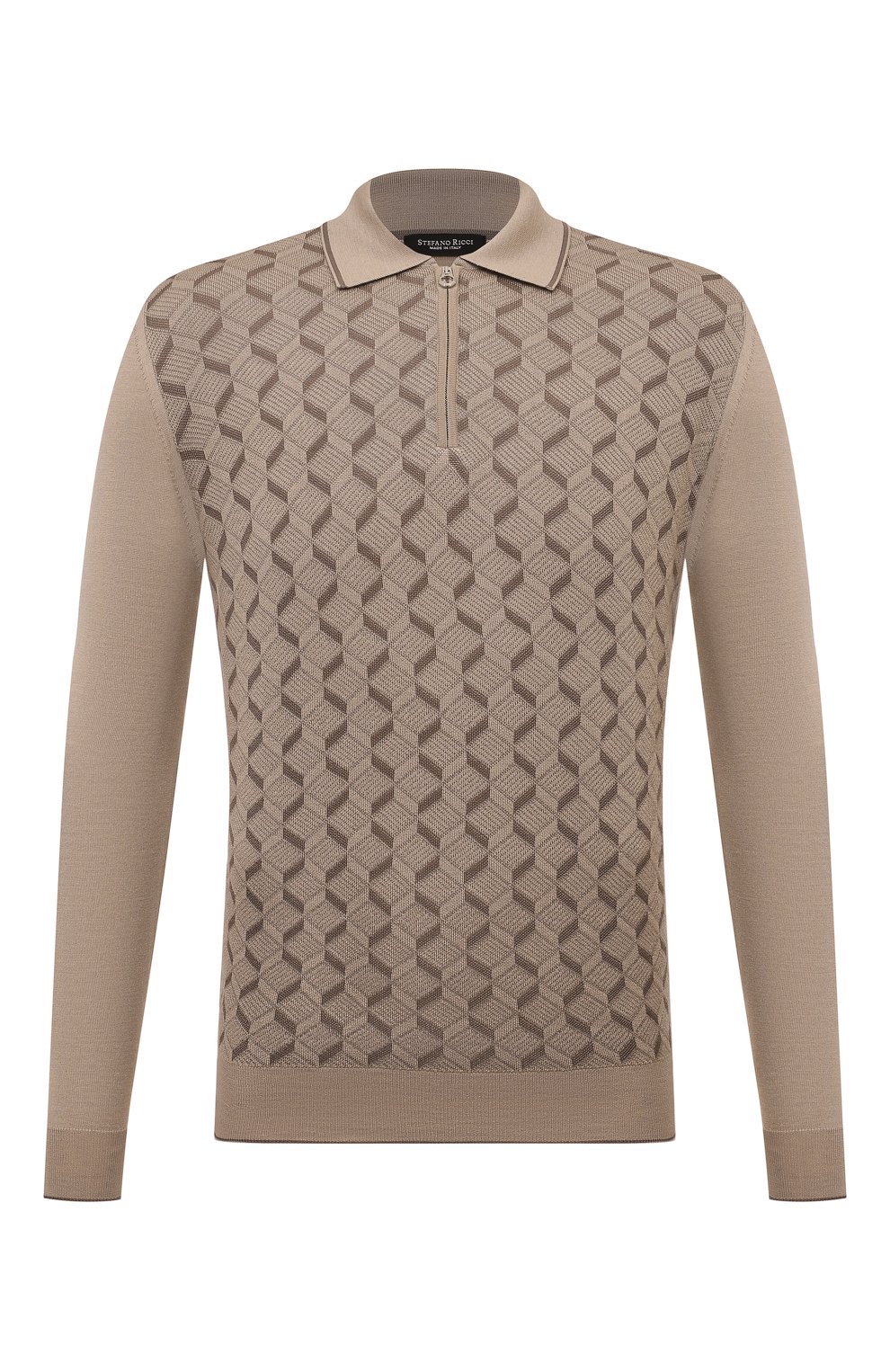 Поло из шерсти и шелка STEFANO RICCI, арт. KE08013P30/E24475, фото 1