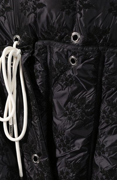 Пуховик 4 moncler simone rocha MONCLER GENIUS черного цвета по цене 187500 руб., арт. E2-09W-49307-00-54AE4, фото 5 Пуховик 4 moncler simone rocha MONCLER GENIUS, арт. E2-09W-49307-00-54AE4, фото 5