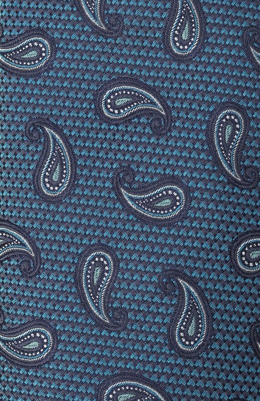 Шелковый галстук Brioni 061D00/PD497 Синий  061D00/PD497 Фото 4