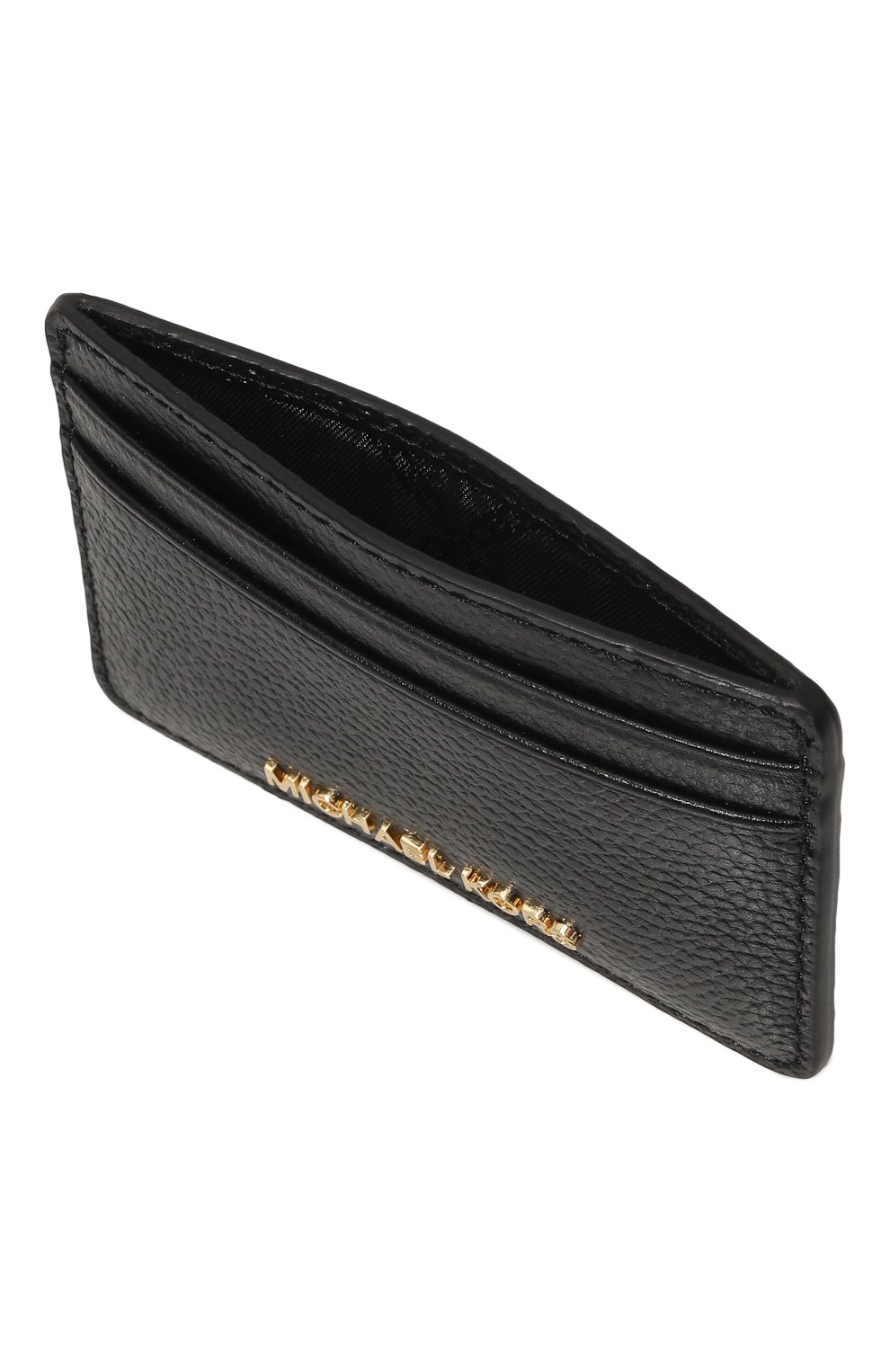 Кожаный футляр для кредитных карт MICHAEL MICHAEL KORS черного цвета по цене 5310 руб., арт. 34F9GF6D0L/, фото 3 Кожаный футляр для кредитных карт MICHAEL MICHAEL KORS, арт. 34F9GF6D0L/, фото 3