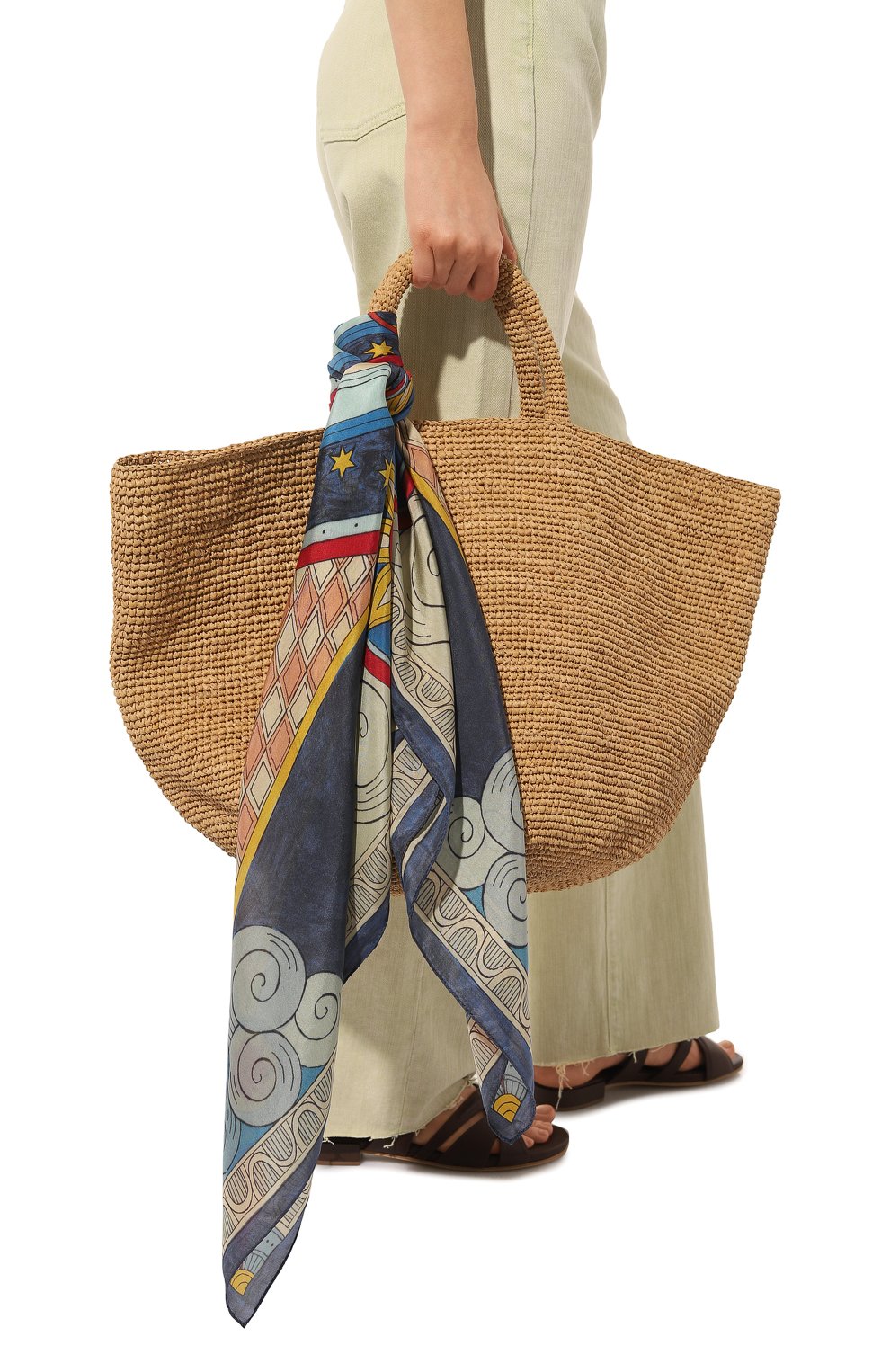 Шелковый платок небесный хоровод GOURJI, арт. T28SKD7R, фото 2