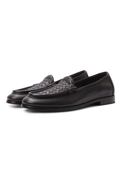 Женские кожаные лоферы silenzio BOTTEGA VENETA, арт. 876126/VBSD0