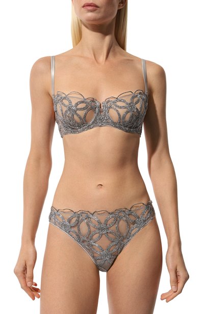 Бюстгальтер с мягкой чашкой I.D. SARRIERI серебряного цвета по цене 57970 руб., арт. J6627, фото 2 Бюстгальтер с мягкой чашкой I.D. SARRIERI, арт. J6627, фото 2