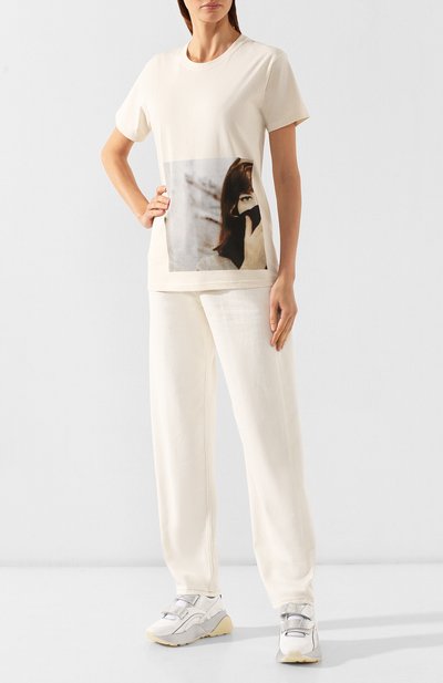 Хлопковая футболка ERIKA CAVALLINI, арт. A9/P/P9AW32, фото 2