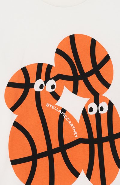 Хлопковая футболка STELLA MCCARTNEY, арт. TY8R31, фото 3