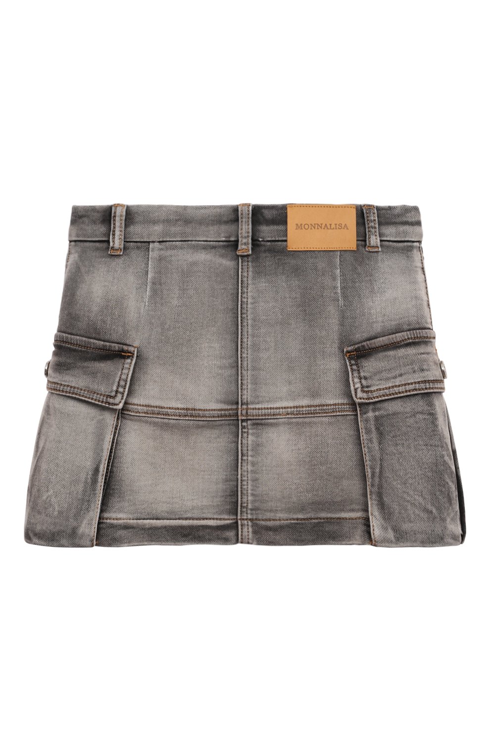 Джинсовая юбка MONNALISA, арт. 19D701, фото 2