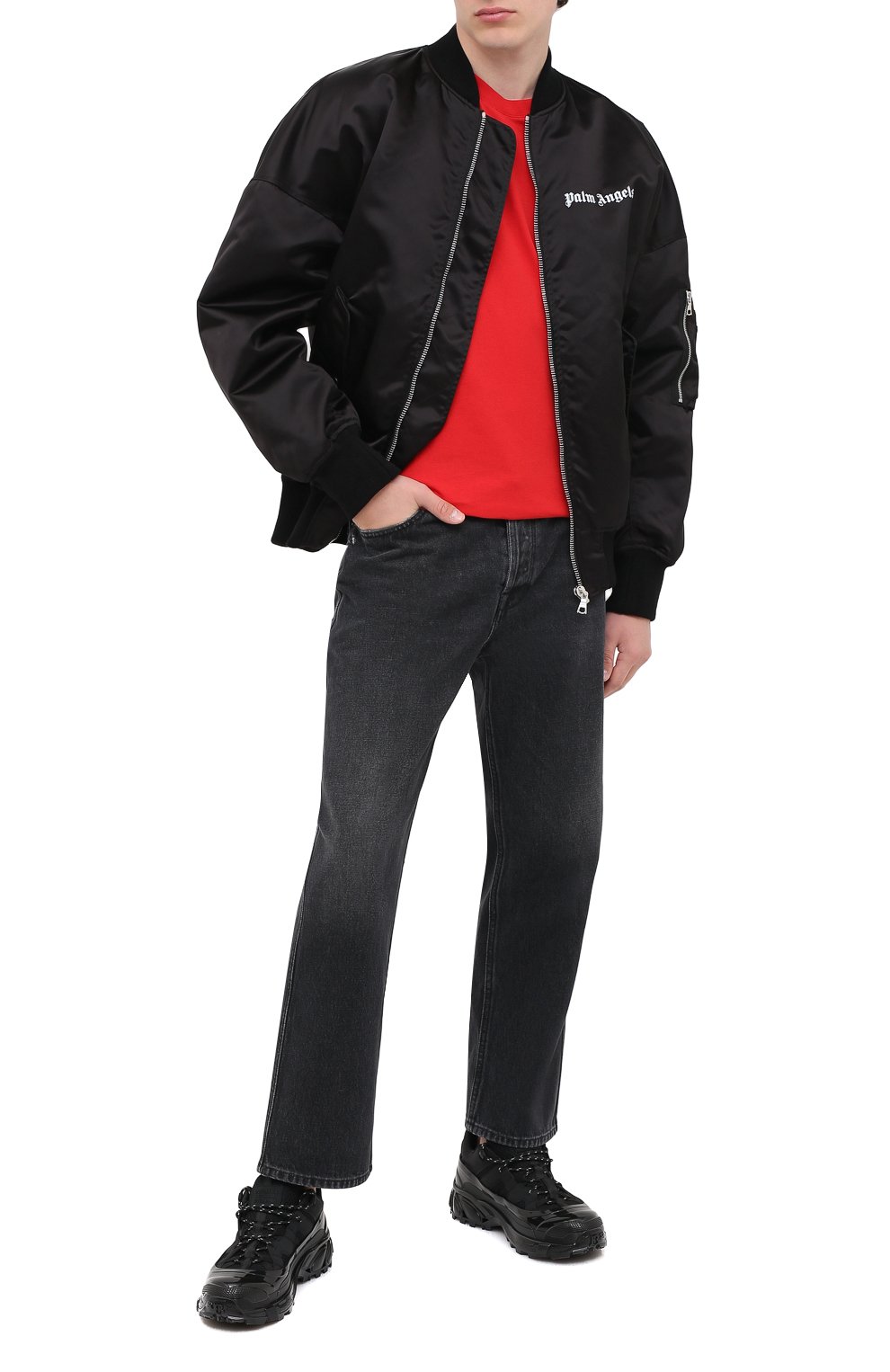 Хлопковая футболка MAISON MARGIELA красного цвета по цене 19450 руб., арт. S50GC0623/S23594, фото 2 Хлопковая футболка MAISON MARGIELA, арт. S50GC0623/S23594, фото 2