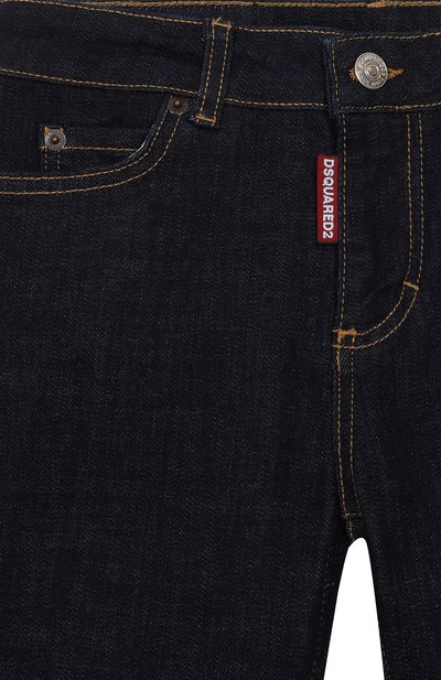 Джинсы DSQUARED2 темно-синего цвета по цене 21800 руб., арт. DQ2633/D0AAM, фото 3 Джинсы DSQUARED2, арт. DQ2633/D0AAM, фото 3
