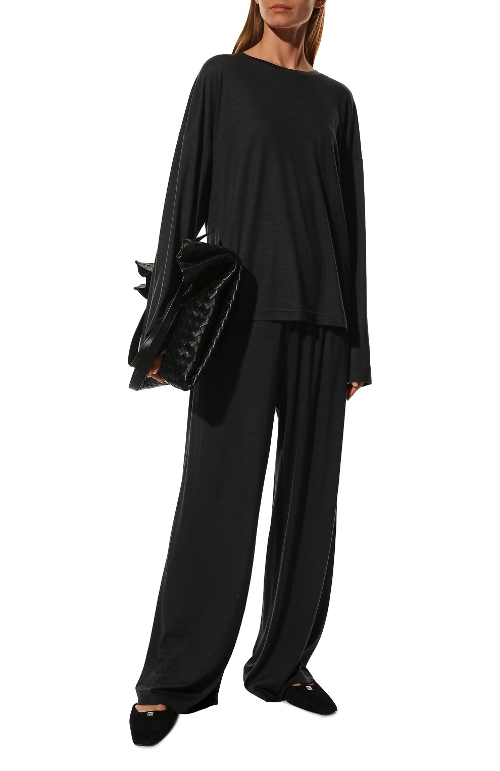 Лонгслив из шелка и вискозы AGREEG, арт. 08153488, фото 2