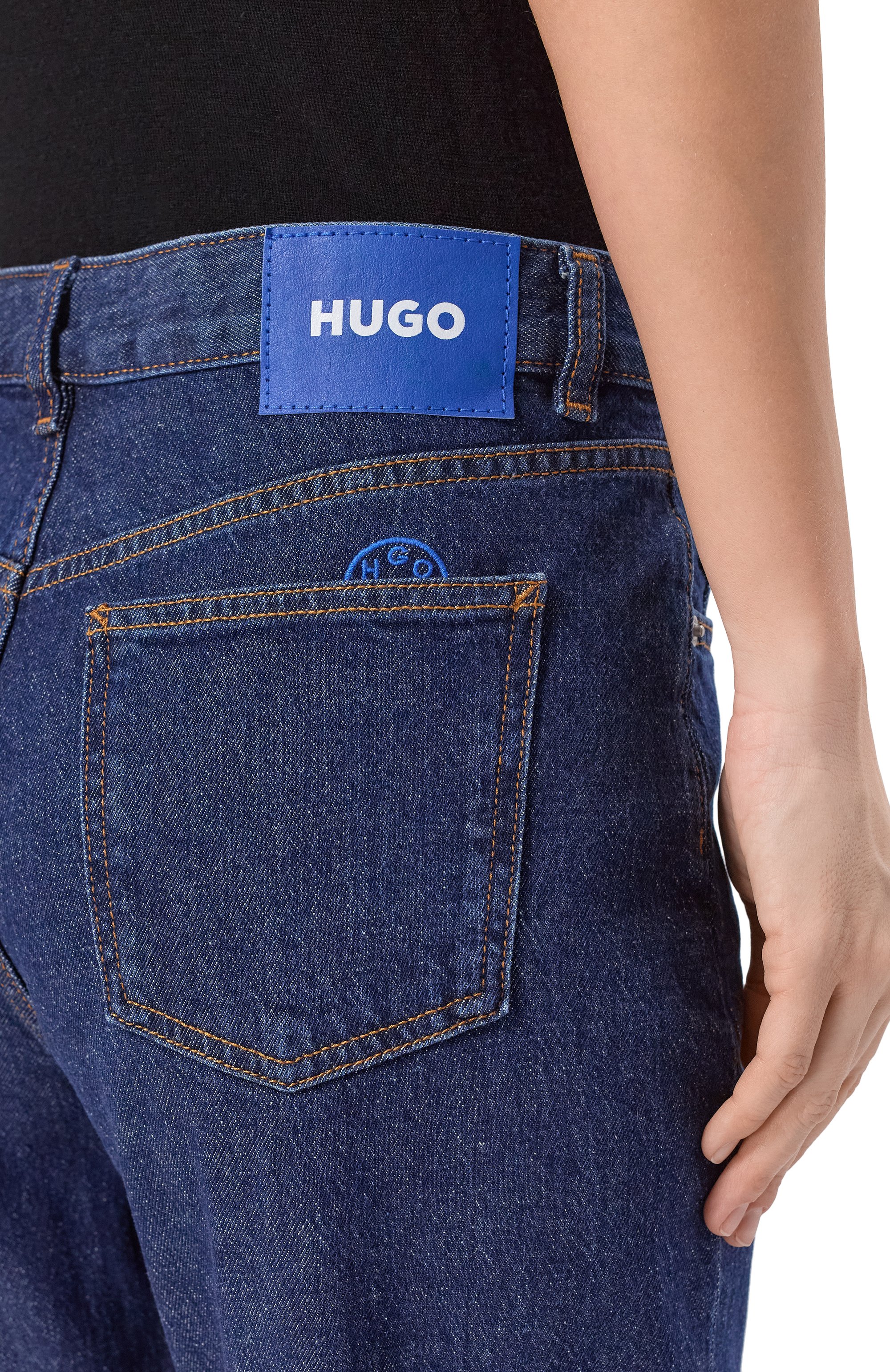 Джинсы HUGO BLUE синего цвета по цене 14950 руб., арт. 50520594, фото 5 Джинсы HUGO BLUE, арт. 50520594, фото 5