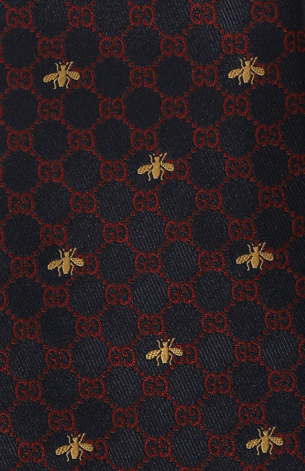 Шелковый галстук GUCCI, арт. 545078/4E002, фото 4