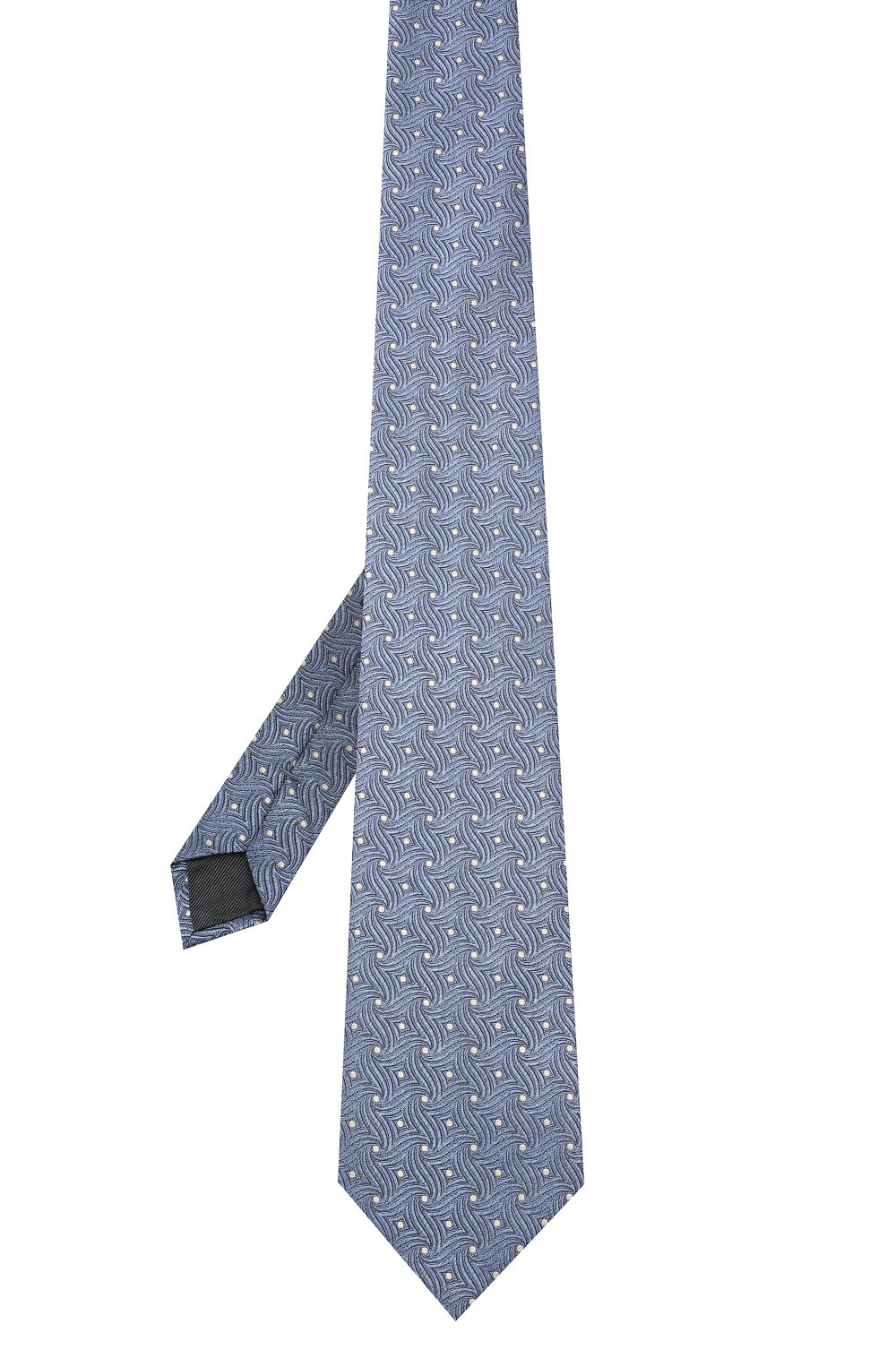 Шелковый галстук ZEGNA голубого цвета по цене 19650 руб., арт. Z2D21T/1XW, фото 3 Шелковый галстук ZEGNA, арт. Z2D21T/1XW, фото 3