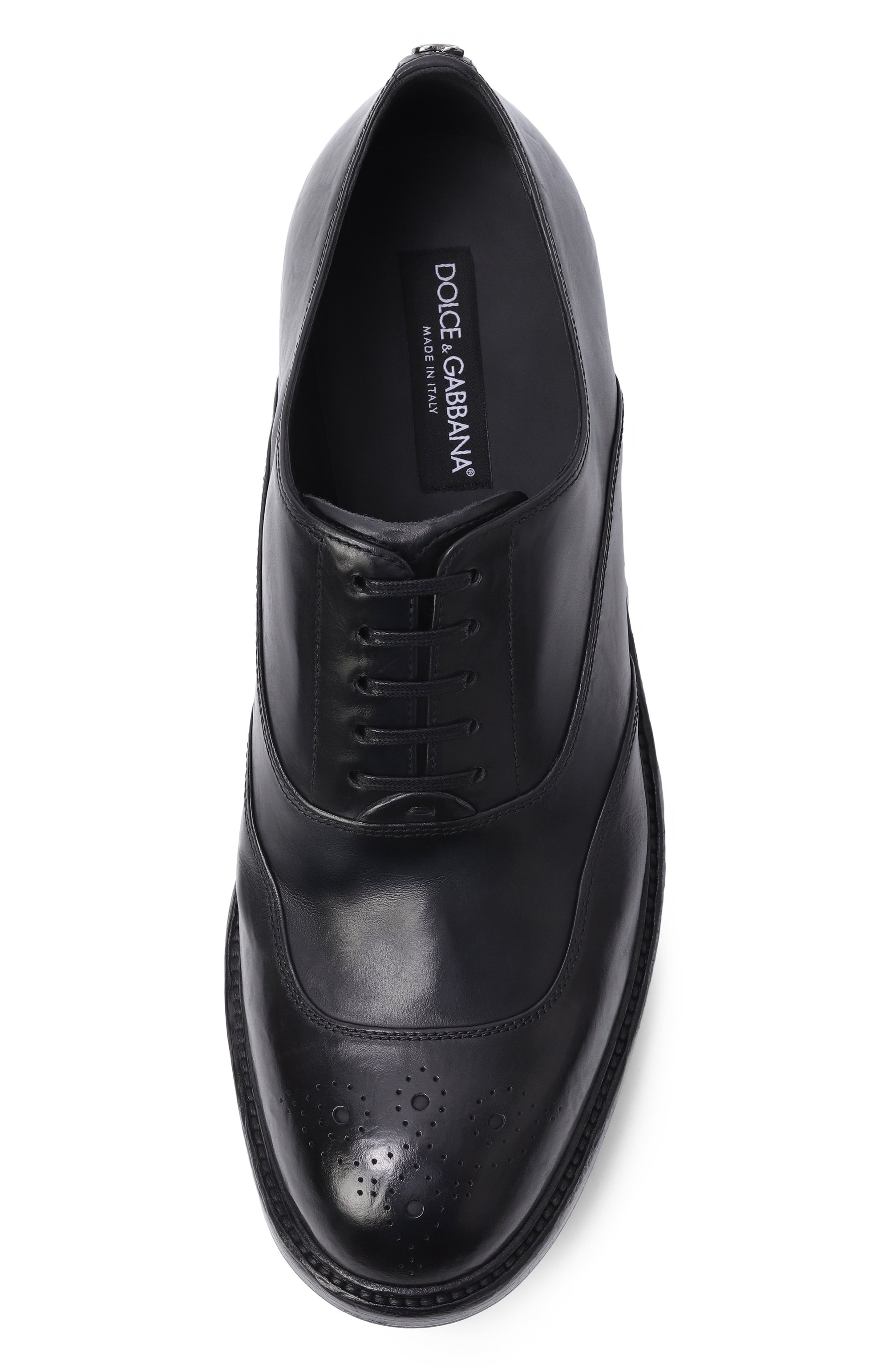 Кожаные оксфорды marsala DOLCE & GABBANA, арт. A20206/A0096, фото 5