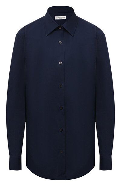 Женская хлопковая рубашка DRIES VAN NOTEN, арт. 211-10779-2017