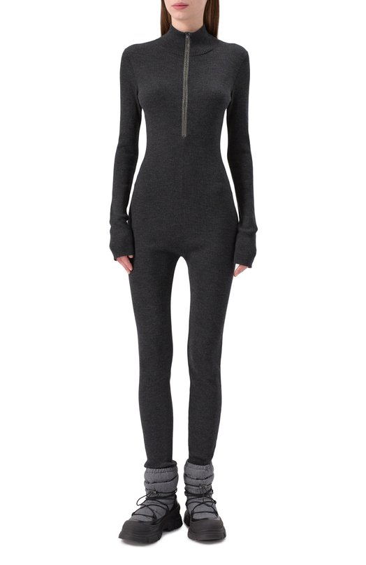 Комбинезон из шерсти и кашемира Brunello Cucinelli M14817699 Серый  M14817699 Фото 3