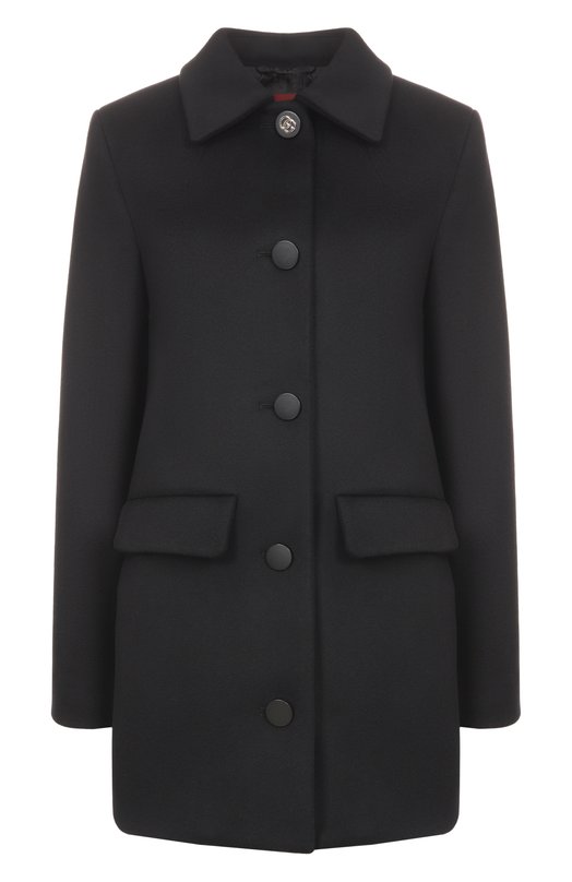 Шерстяное полупальто Gucci 835575/ZHW03 Чёрный 835575/ZHW03