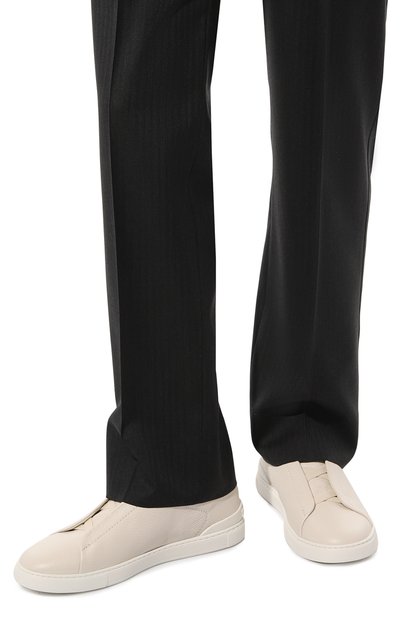 Кожаные кеды triple stitch ZEGNA, арт. LHCV0/S4667Z, фото 3