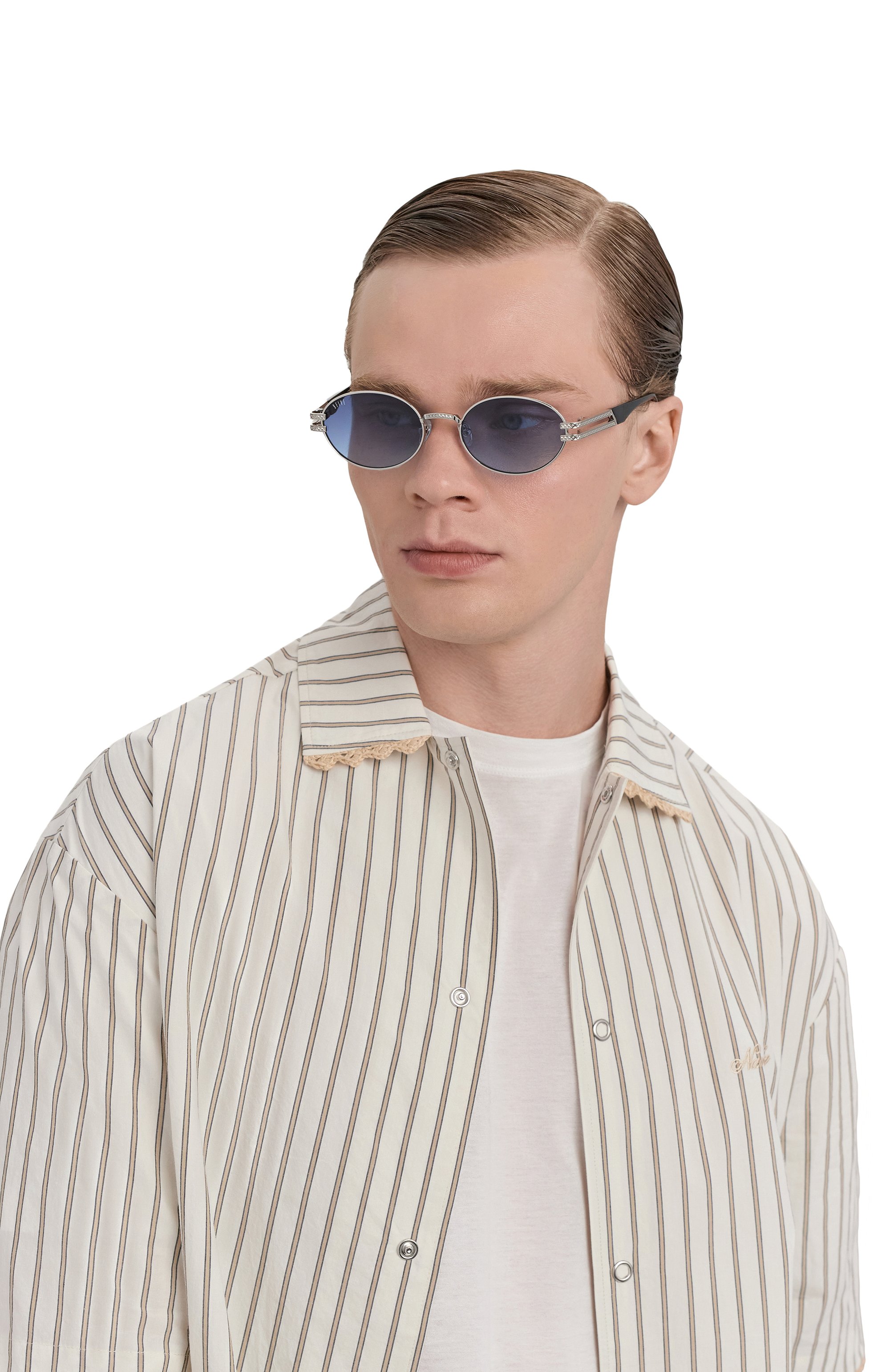 Солнцезащитные очки 9FIVE, арт. L0TUS-PLATINUM / MIDNIGHT BLUE GRADIENT, фото 2