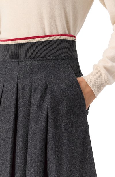Шерстяная юбка BRUNELLO CUCINELLI, арт. M038PG3736, фото 5