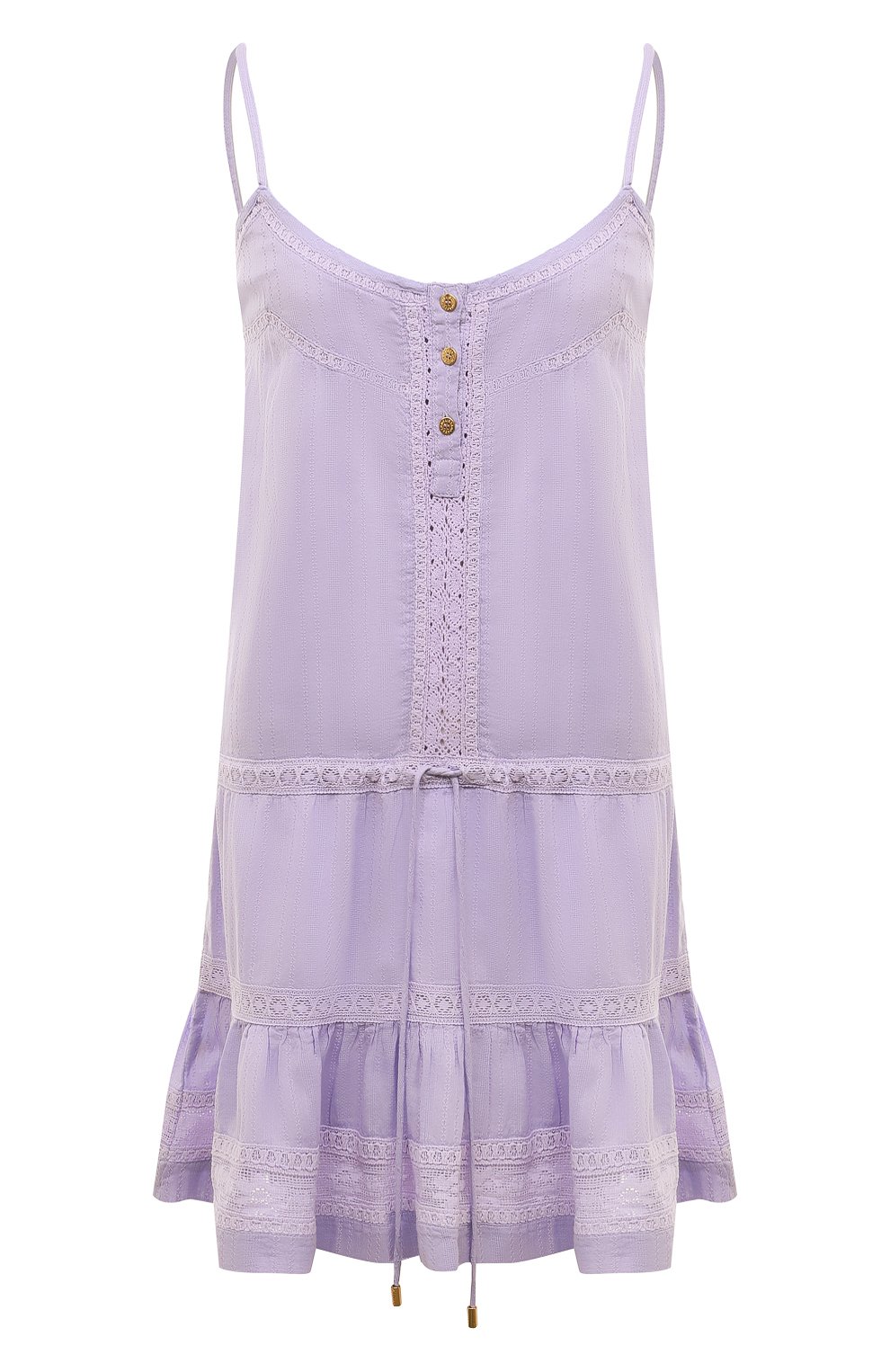 Хлопковое платье MELISSA ODABASH сиреневого цвета по цене 30100 руб., арт. KELLY SS, фото 1 Хлопковое платье MELISSA ODABASH, арт. KELLY SS, фото 1